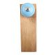 2 Pieces Sky Blue Round Ceramic Wooden Door Stopper